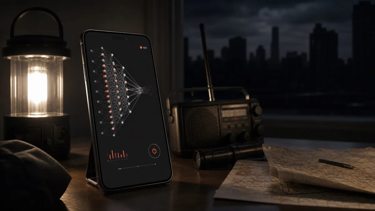 Bonsai 27B Runs on an iPhone: The Case for Emergency and Hybrid AI editorial cover