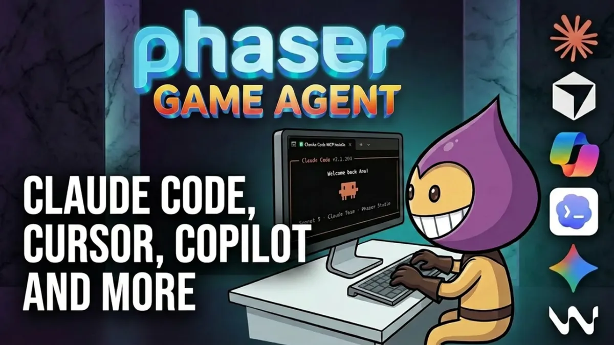 Phaser Game Agent Can Turn One Sentence Into a Playable Browser Game editorial cover